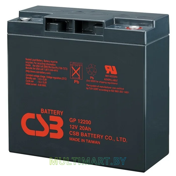 Аккумулятор для ИБП CSB Battery GP12200 (12В/20 А·ч)